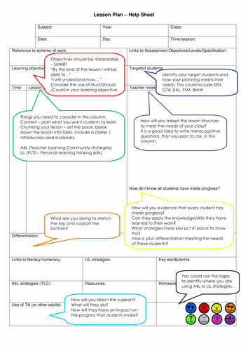 Lesson Plan Template for College Instructors Fresh Lesson Plan Blank Templates by Schmidty707