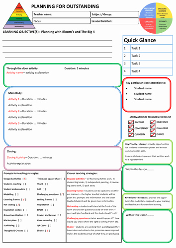 Lesson Plan Template for College Instructors Luxury Outstanding Lesson Plan Template by Seanholsgrove