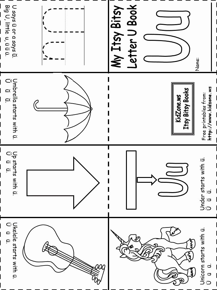 Letter A Template for Preschool Best Of 15 Best Letter Of the Week U Images On Pinterest