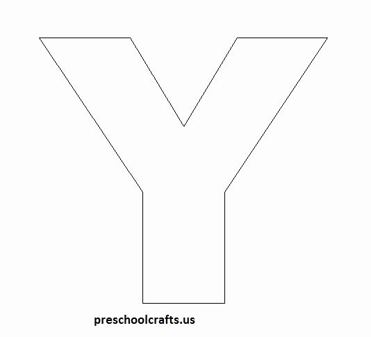 Letter A Template for Preschool Inspirational 17 Best Ideas About Letter Y Crafts On Pinterest