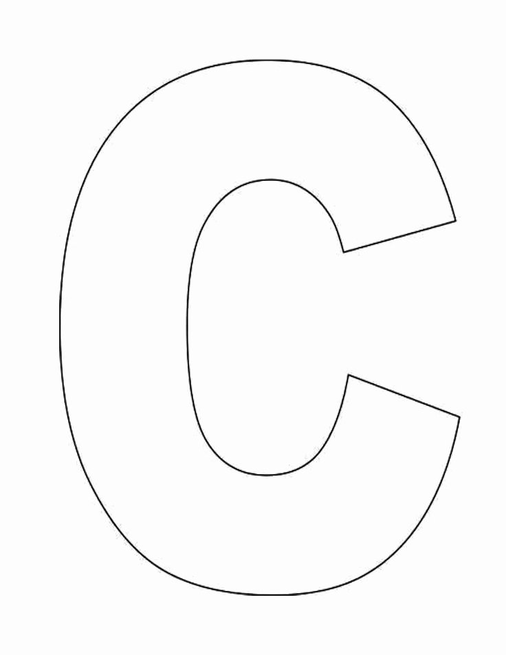 Letter A Template for Preschool New Best 25 Letter C Crafts Ideas On Pinterest