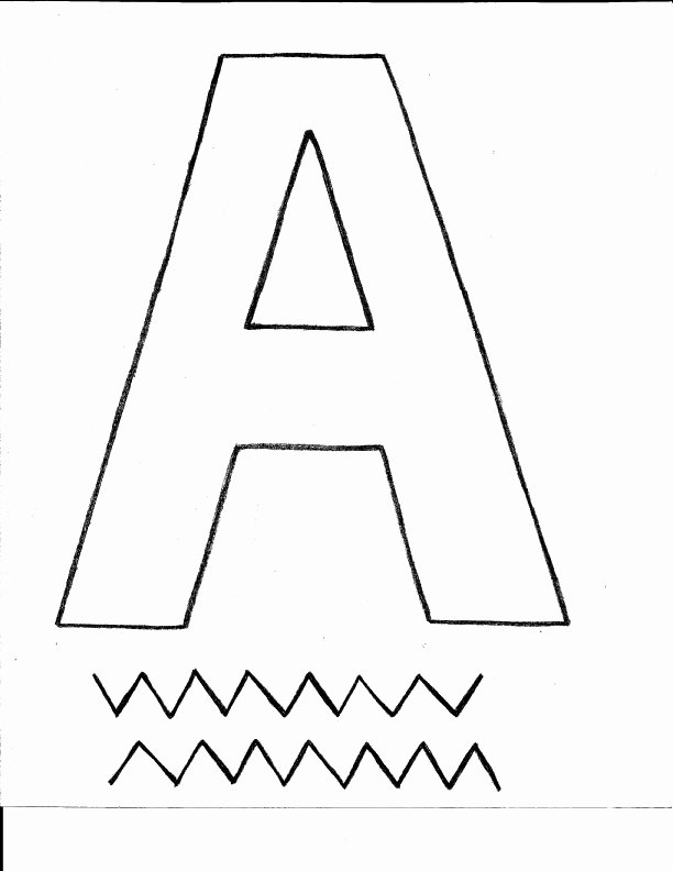 Letter A Template for Preschool New Letter A Crafts for Preschool Preschool and Kindergarten