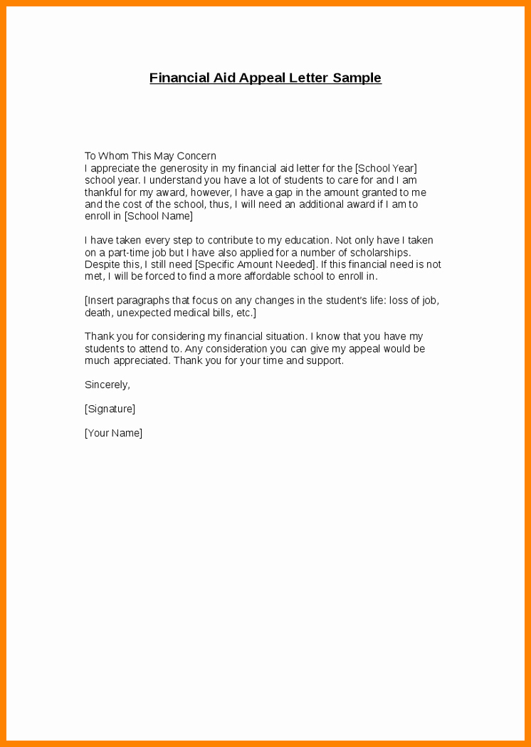 Letter asking for Financial Support New 5 Sample Letter for Financial assistance for Medical