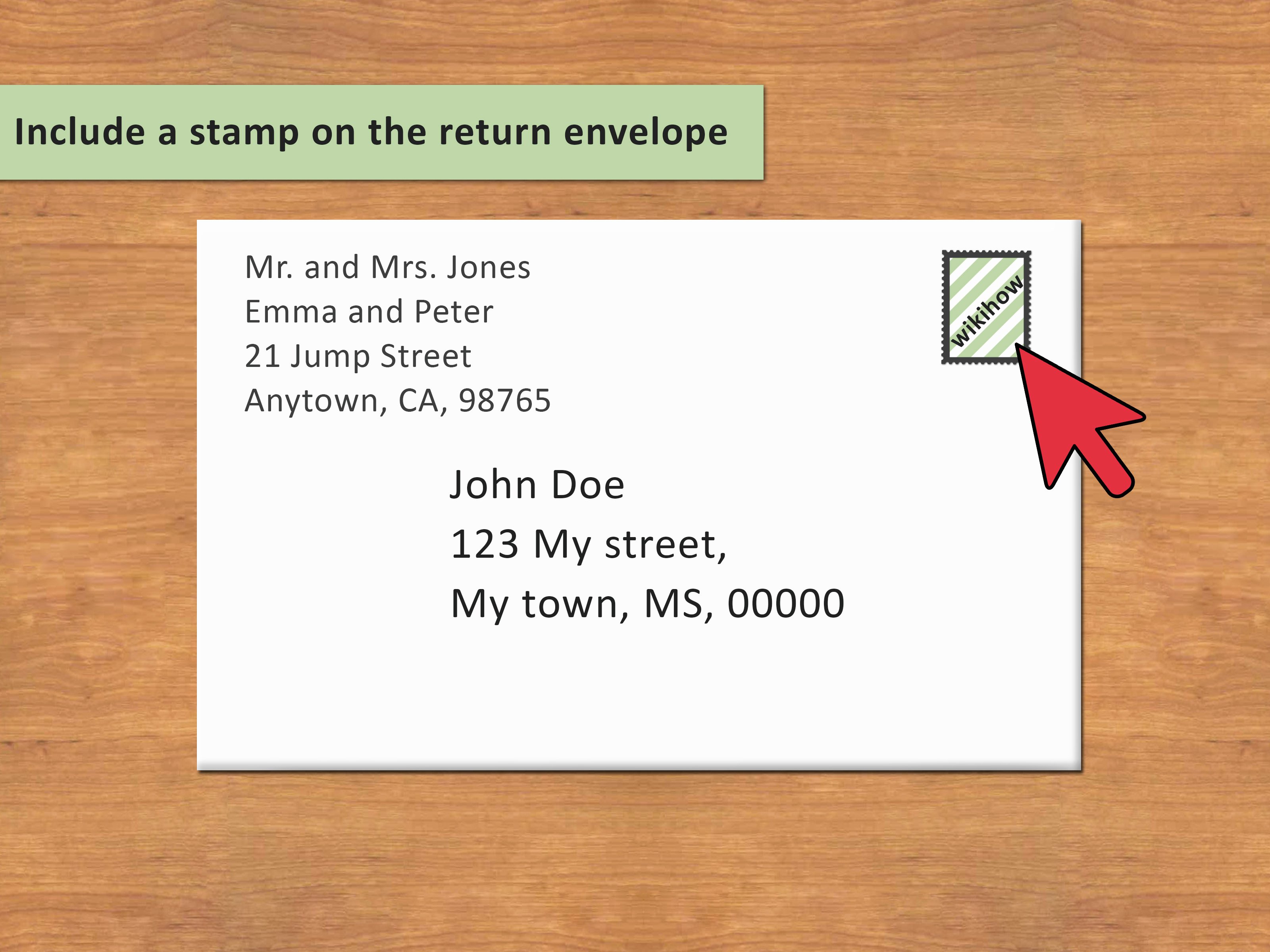 Letter Envelope Address Template Awesome 3 Ways to Address An Envelope to A Family Wikihow