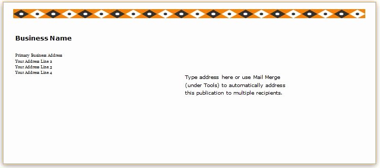 Letter Envelope Address Template New 40 Editable Envelope Templates for Ms Word