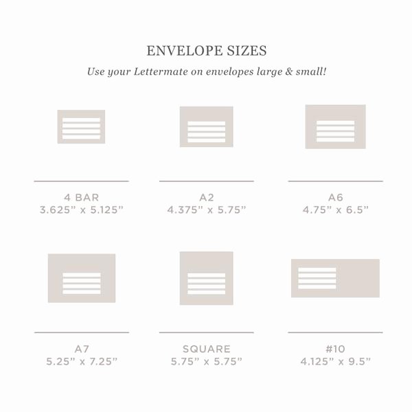 Letter Envelope Address Template Unique the Lettermate Envelope Addressing Template – the Chatty