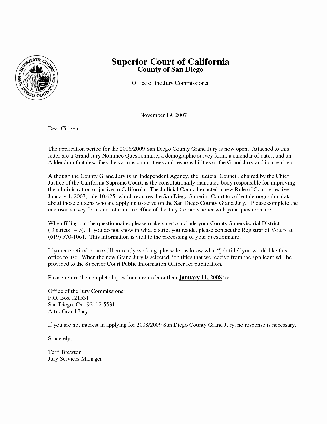 Letter format for Court Awesome Reference Letter for Court Best Letter