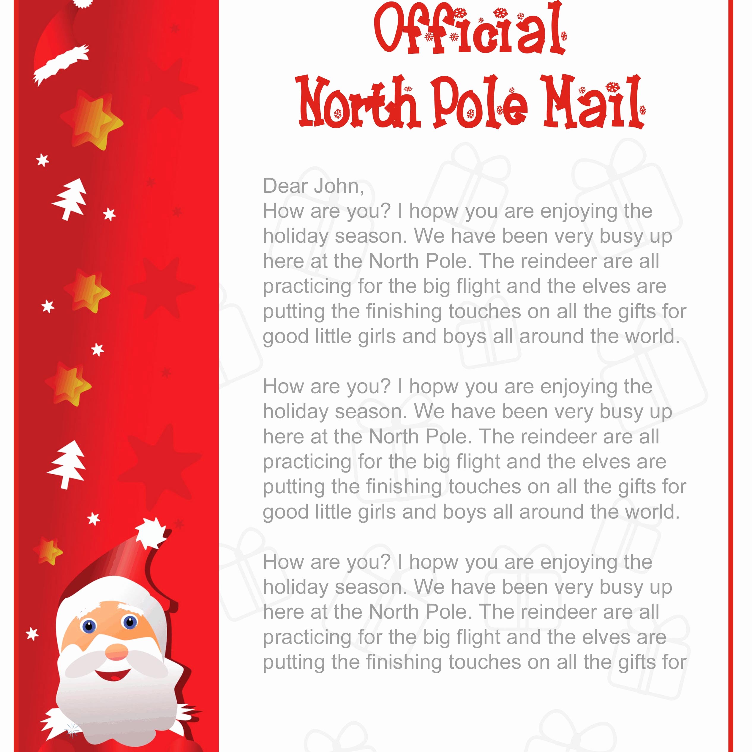 Letter From Santa Template Word Beautiful How to Create Free Printable Santa Letters