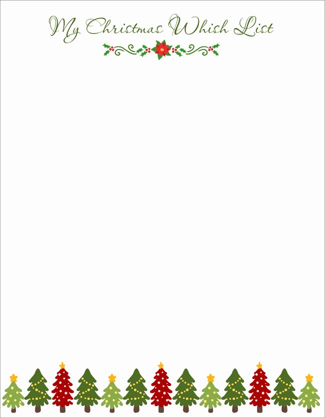 Letter From Santa Template Word Luxury 20 Free Letter to Santa Templates for Kids to Write Wishes