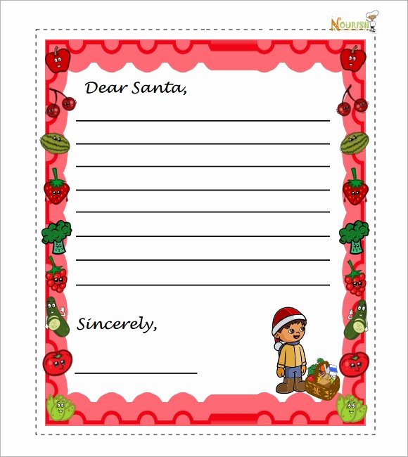 Letter From Santa Template Word Unique Santa Letter Template 7 Download Free Documents In Pdf