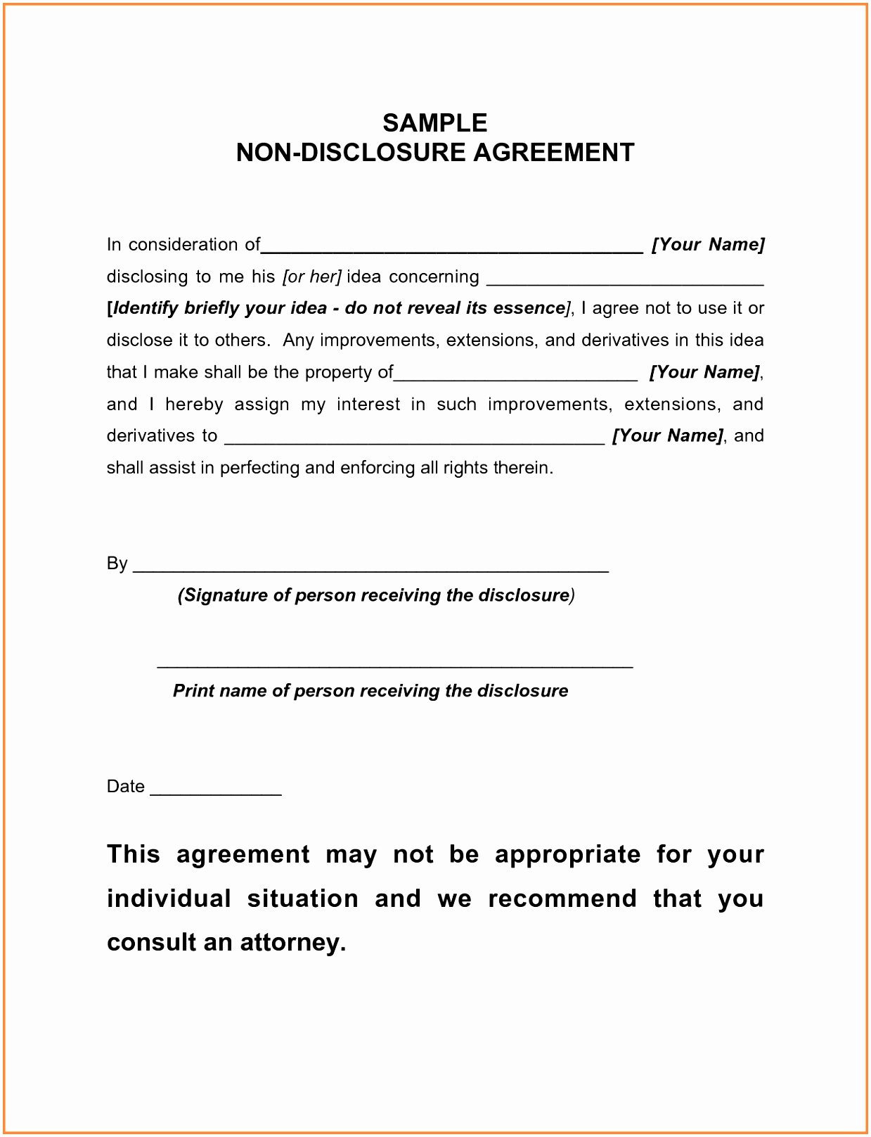 Letter Of Confidentiality Template Inspirational 6 Client Confidentiality Agreement Template Yoytu