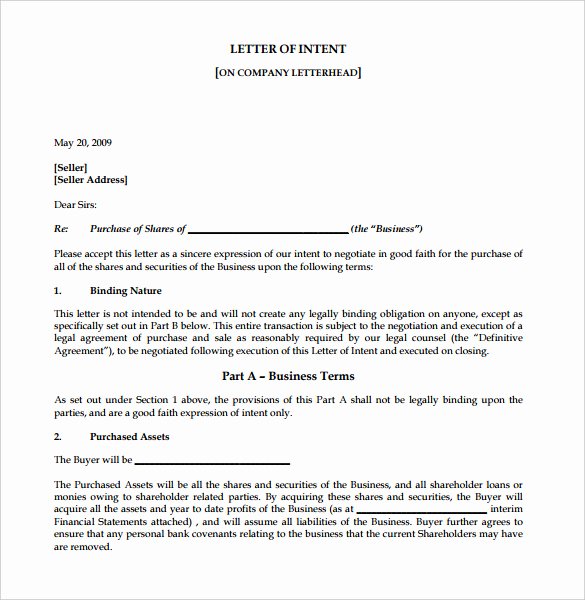 Letter Of Intent for Leasing Commercial Space Lovely Free Intent Letter Templates 18 Free Word Pdf