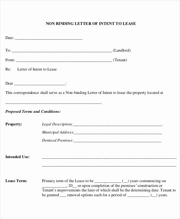 Letter Of Intent to Lease Template Best Of Simple Letter Templates 47 Free Word Pdf Documents