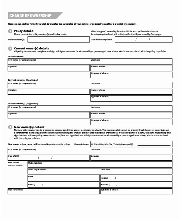 Letter Of Ownership Of Business Lovely Notification Change Ownership Motor Vehicle