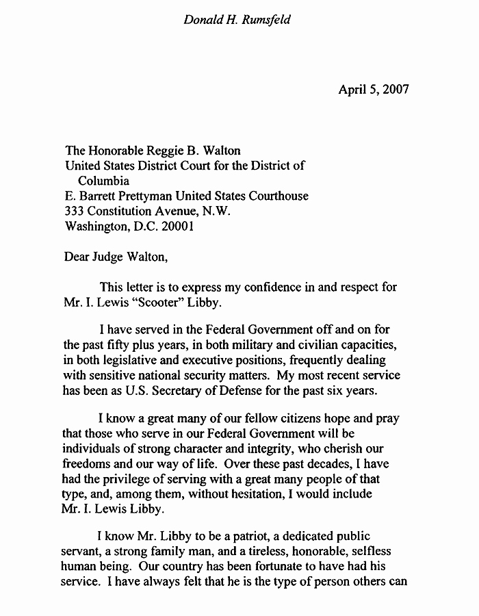 Letter to Judge asking for Leniency for Friend Elegant Scooter Libby Love Letters