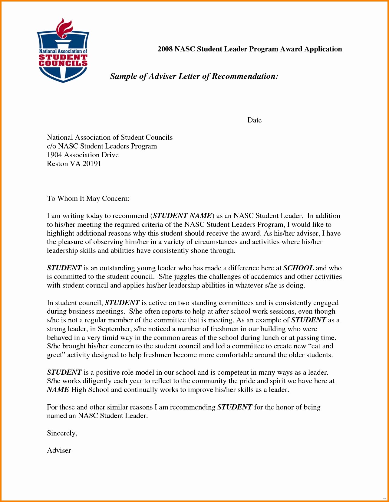 Letter to Role Model Luxury Scholarship Letter Re Mendation Template Samples
