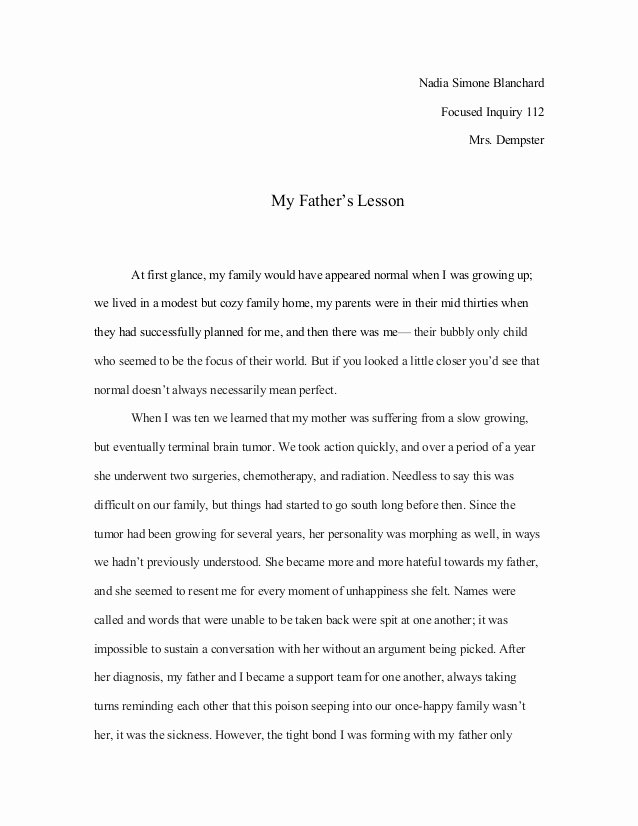 Life Lesson Essay Examples Lovely 1000 Word Essay How I Learned My Lesson