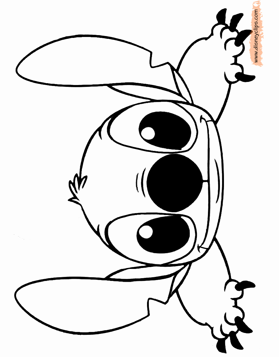 Lilo and Stitch Leaf Template Luxury Stitch Clipart Black and White Clipground