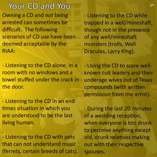 Liner Notes Examples Unique Cd Liner Notes Of the Distant Present