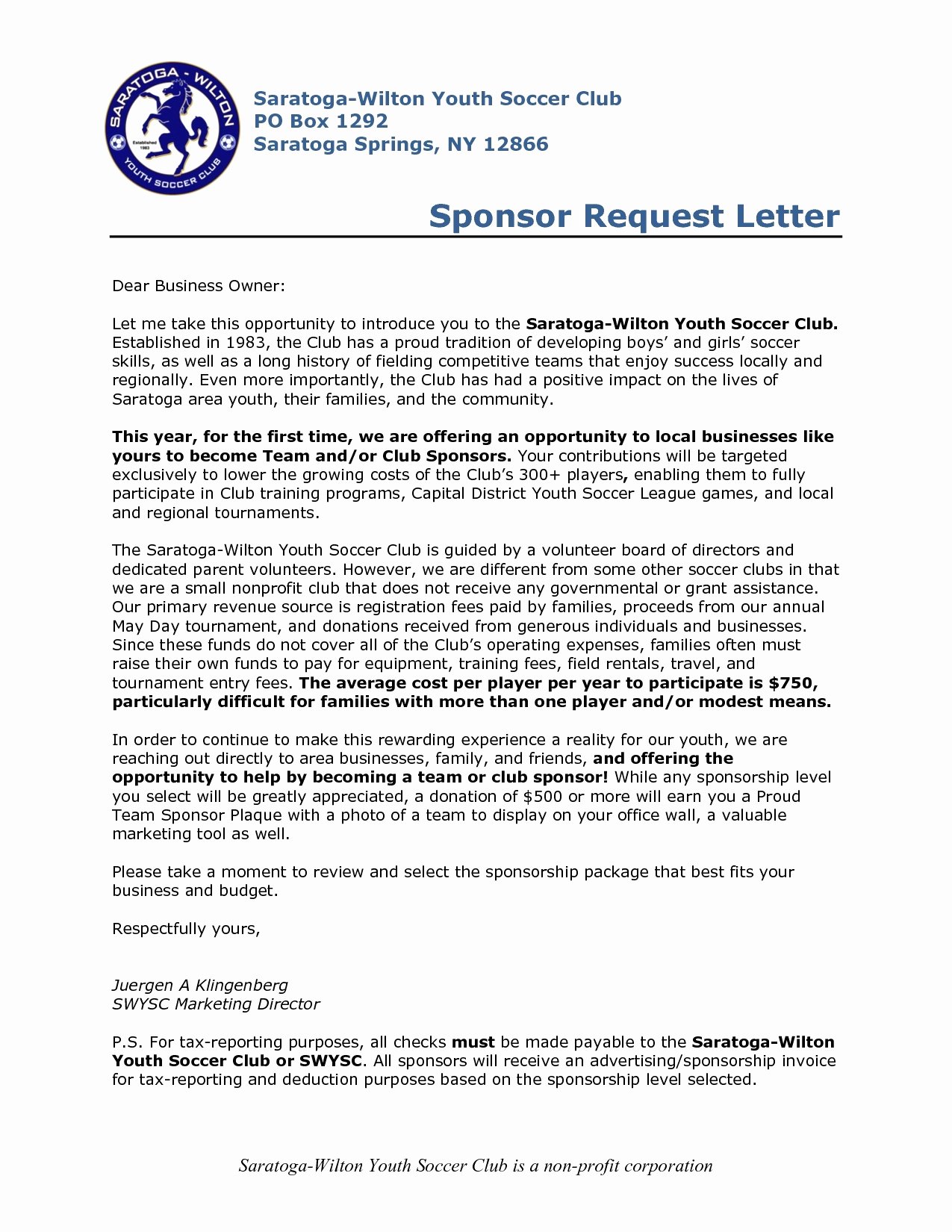 Liquor Sponsorship Proposal Unique Proposal Letter Youth Opportunity