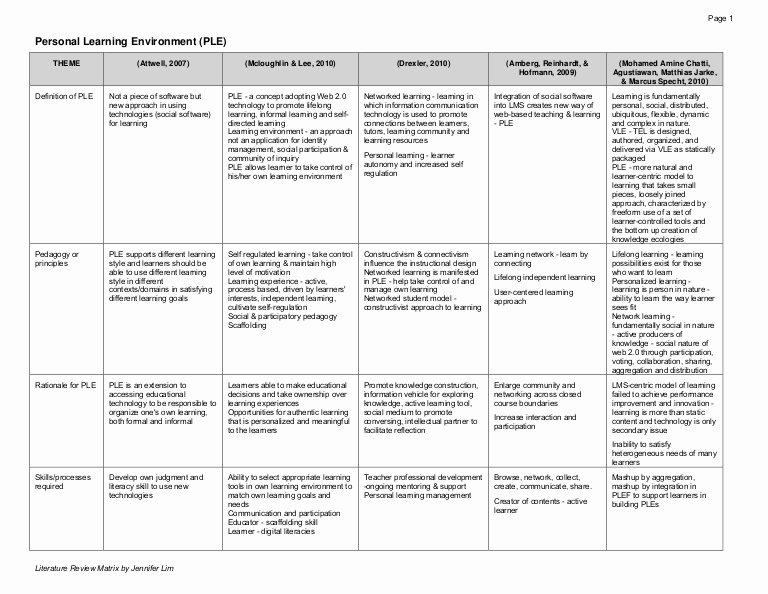 Literature Review Summary Table Template Elegant Synthesis Matrix for Literature Review