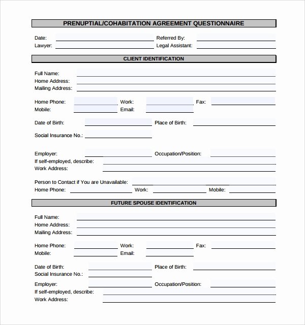 Living Agreement Template Lovely Sample Cohabitation Agreement 6 Free Documents Download