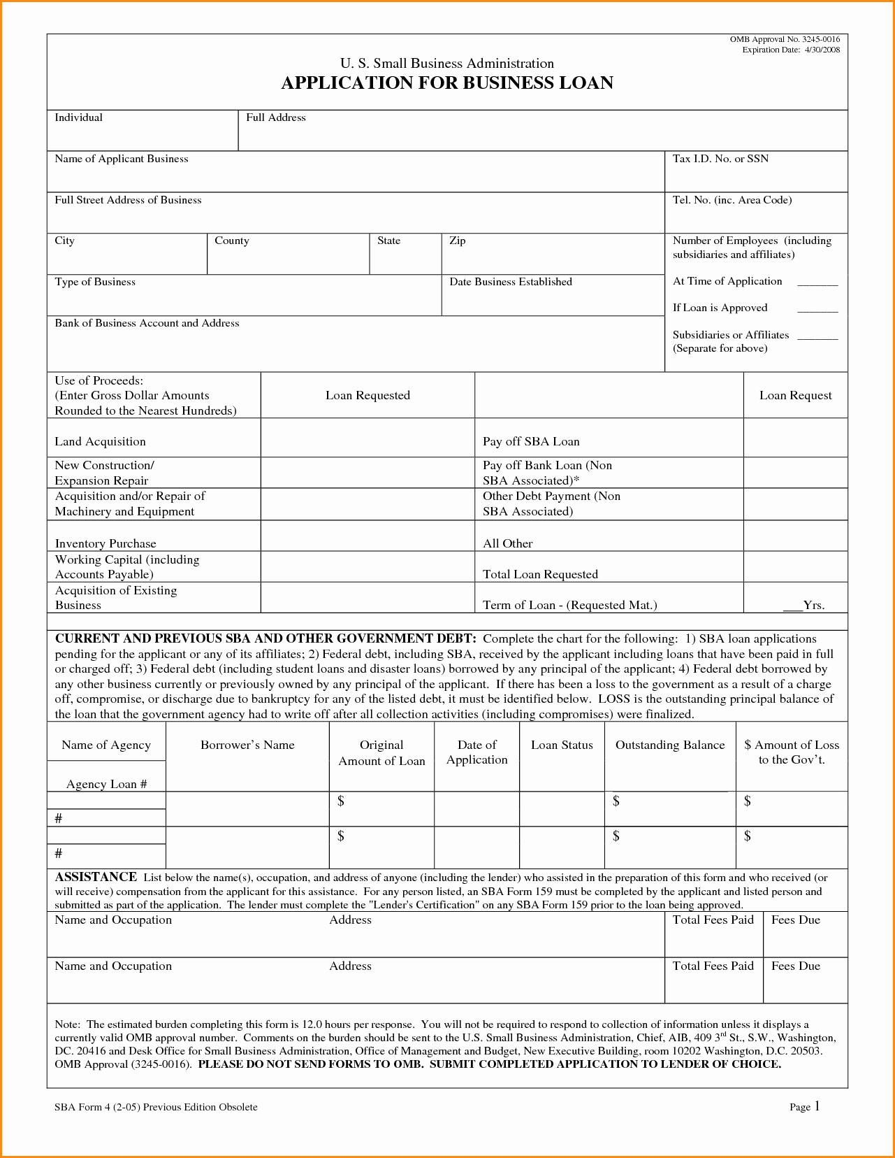 Loan Application Templates Awesome How to Apply for An Sba Loan In 4 Steps