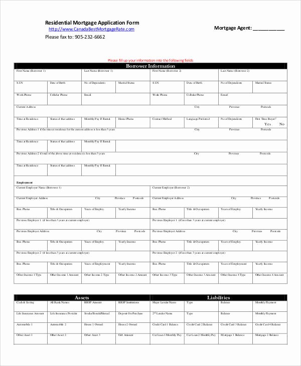 Loan Application Templates Best Of 60 Simple Application forms &amp; Templates In Pdf