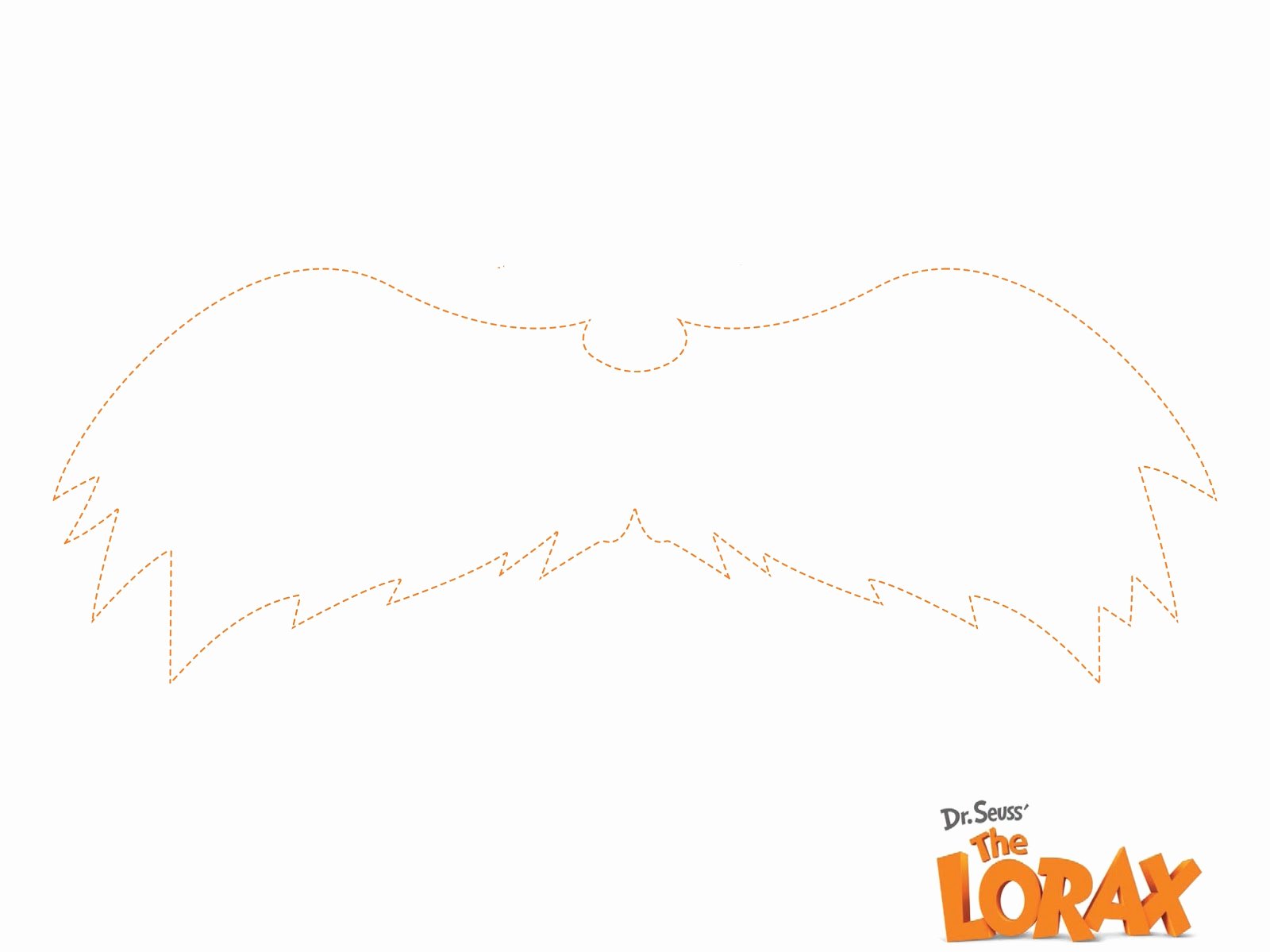 Lorax Mustache and Eyebrows Template Awesome Little Miss Primary Dr Seuss Day