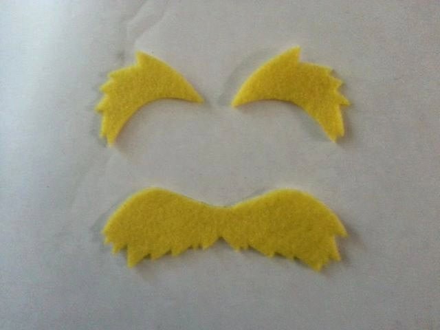 Lorax Mustache and Eyebrows Template Unique Lorax Eyebrows Gallery