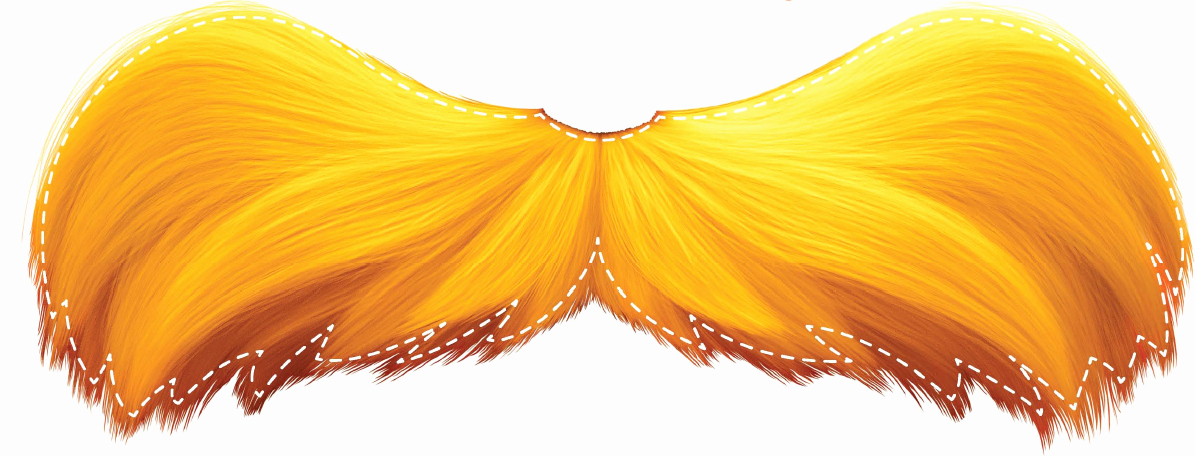 Lorax Mustache Printable Beautiful Lorax Mustache Template