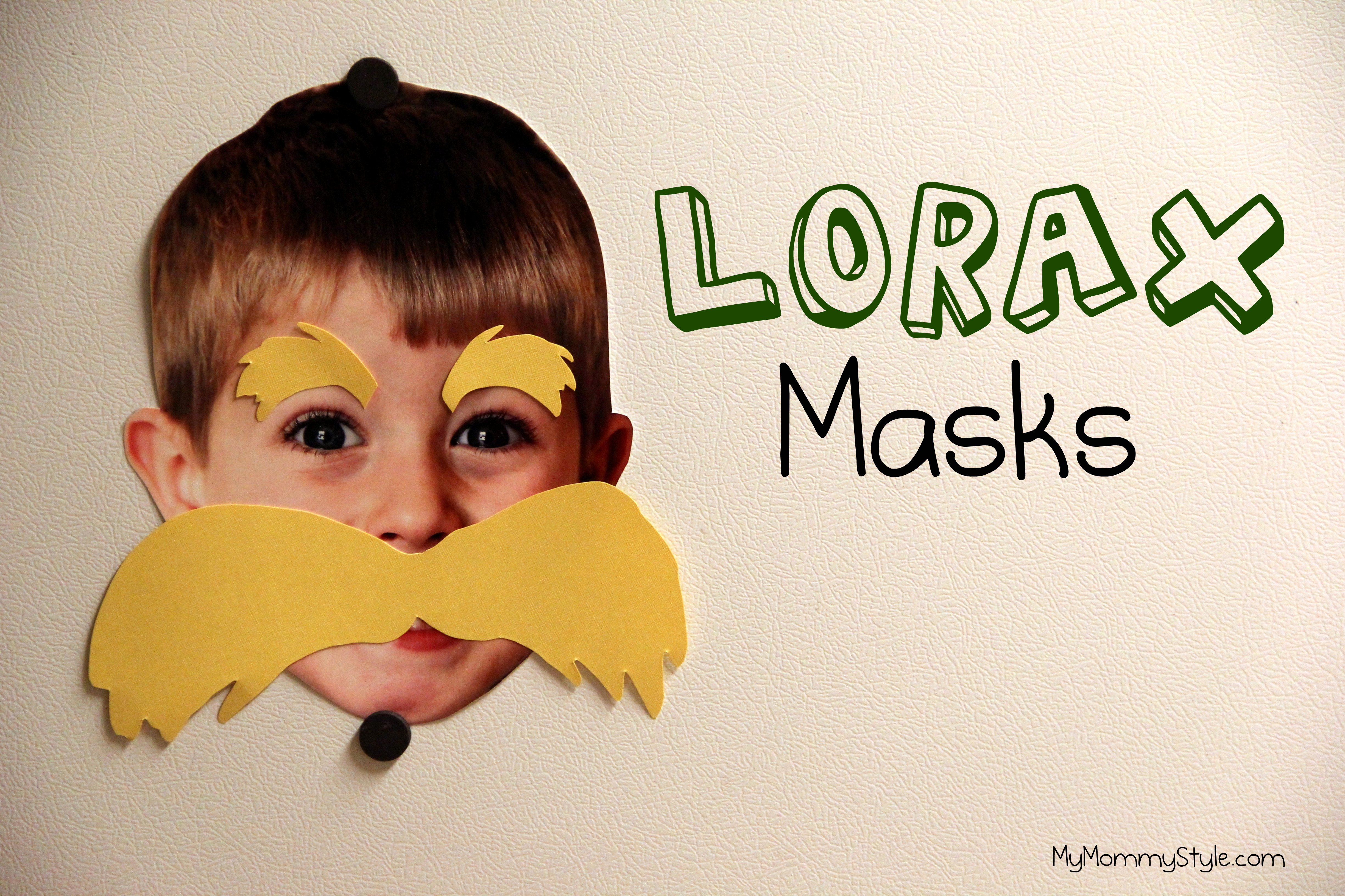 Lorax Mustache Printable Fresh Lorax Masks My Mommy Style