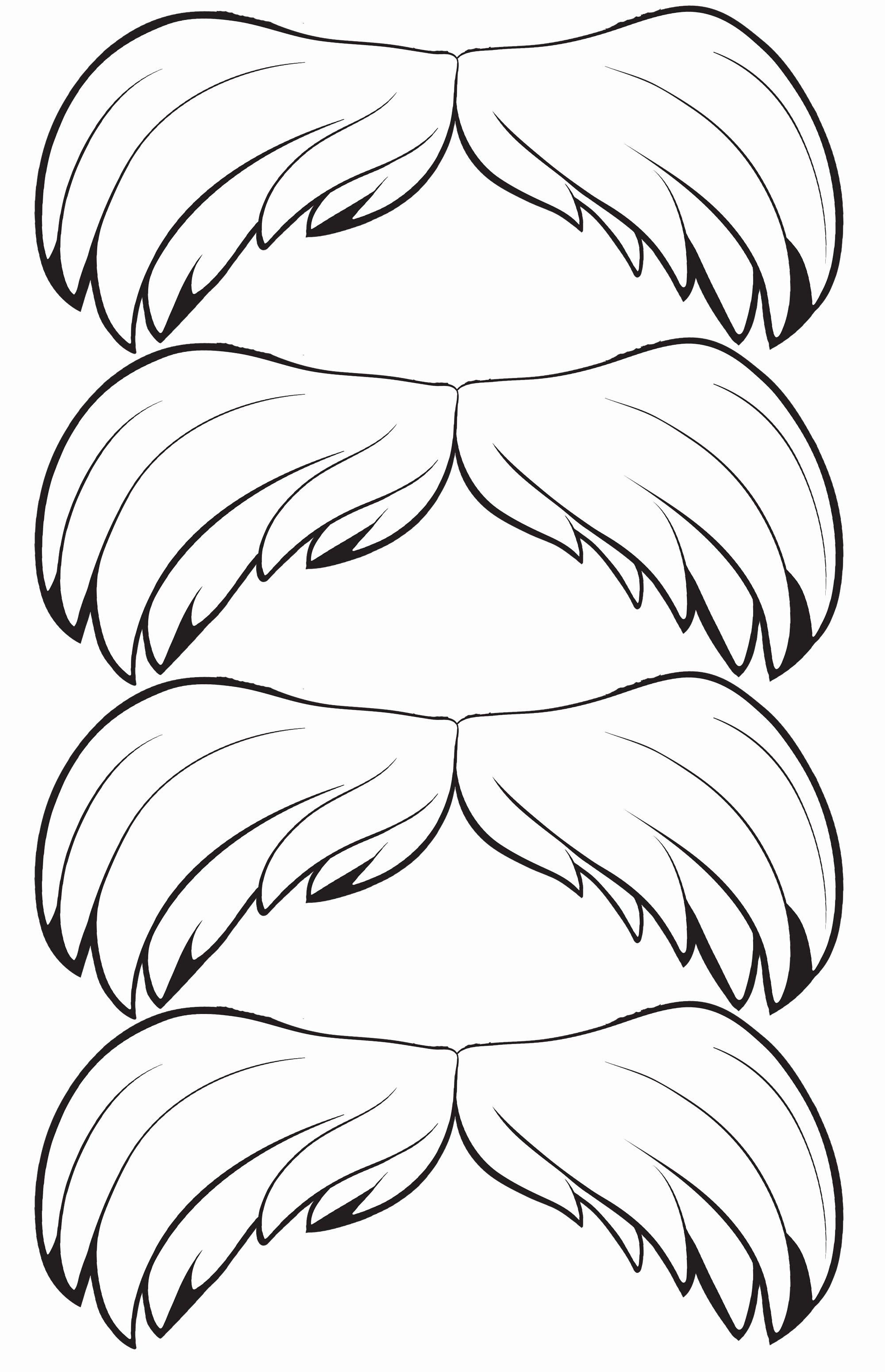 Lorax Mustache Printable New Lorax Art Cliparts