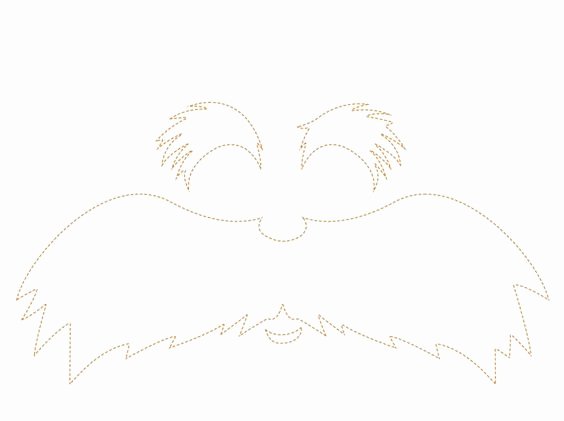 Lorax Mustache Printable Unique Best Ideas About Free Fonts Printables Clipart Lorax