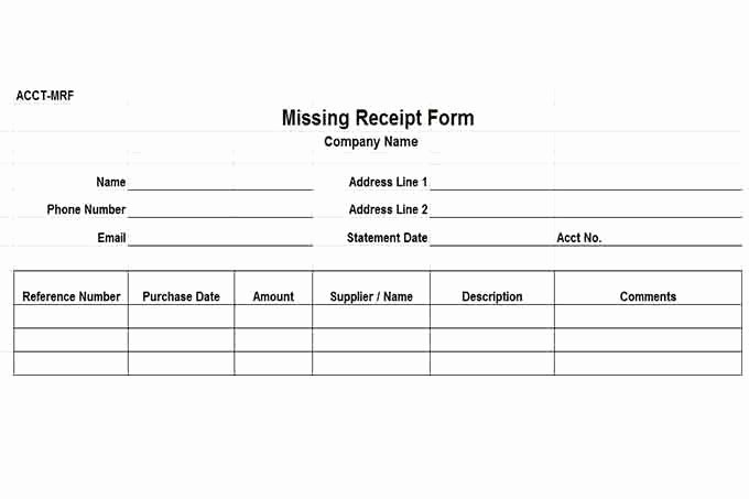 Lost Receipt form Template Beautiful Internal Control Procedures for Small Business Checklist