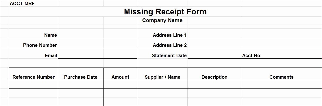 Lost Receipt form Template Best Of Auditing Procedures for Accounts Payable Wroc Awski