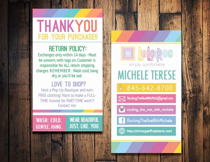 Lularoe Business Card Template Lovely 9 Best social Media Postcard Images On Pinterest