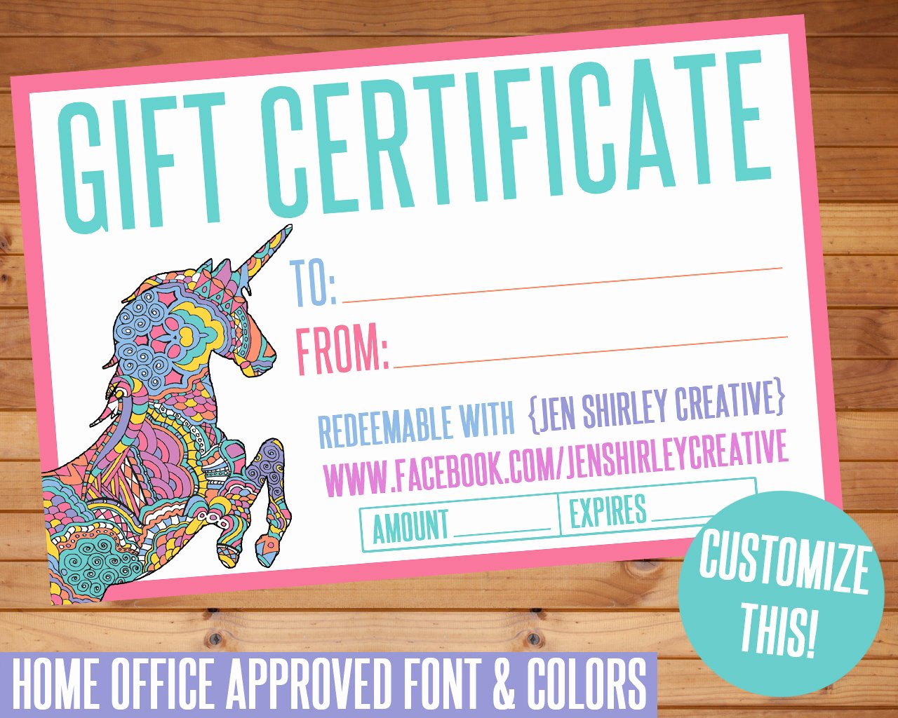 Lularoe Business Card Template Luxury Lularoe Gift Certificate Template