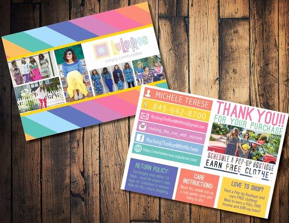 Lularoe Business Card Template New Lularoe Blitz Card Lula Roe Marketing Card Lula by