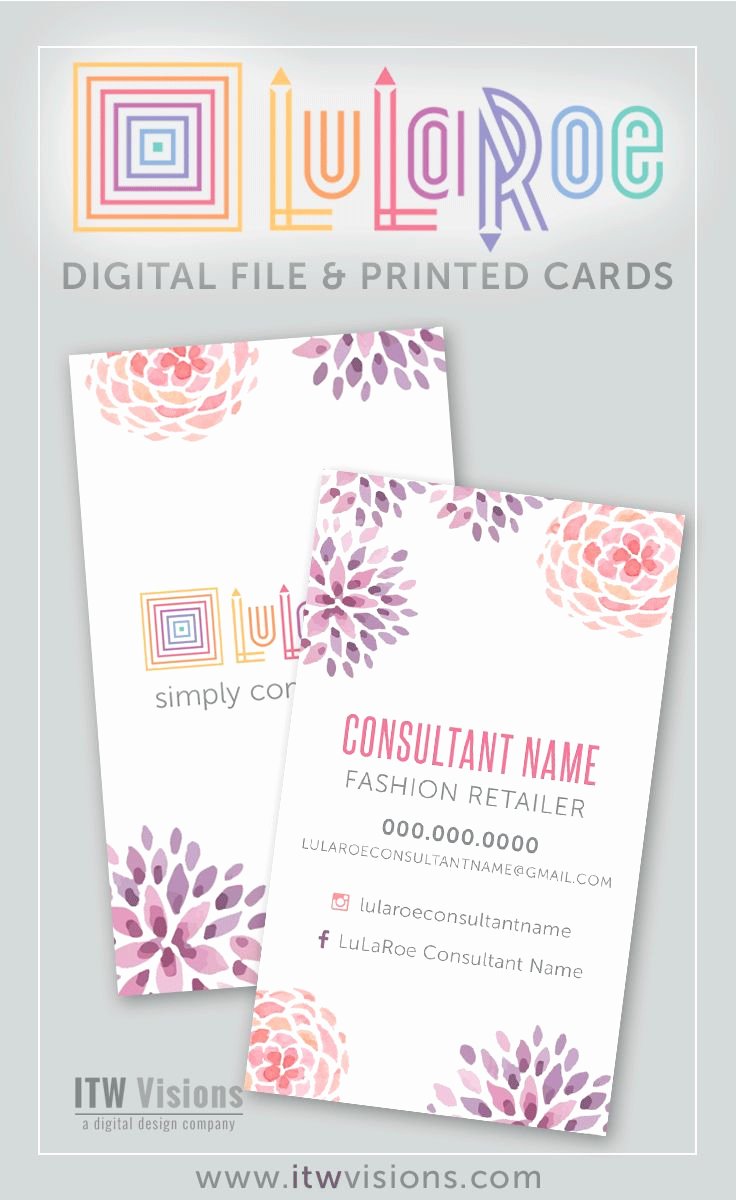 Lularoe Business Card Template New top 25 Best Lularoe Business Cards Ideas On Pinterest