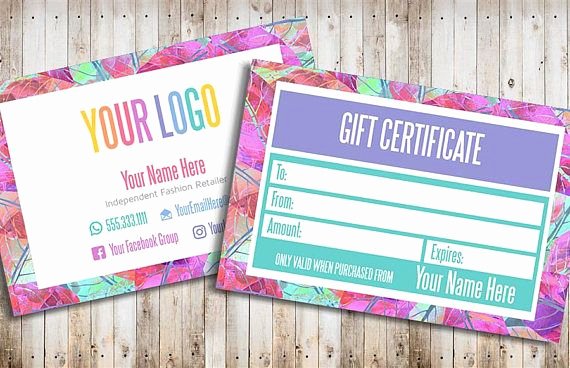 Lularoe Gift Certificate Template Best Of Lularoe Gift Certificate Template Free