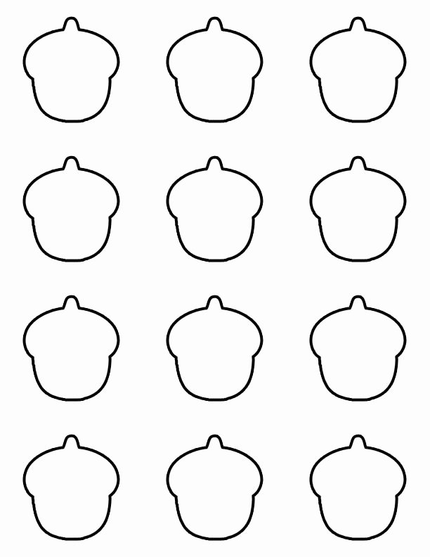 Macaron Printable Template Best Of Acorn Macaron Template Preschool Pinterest