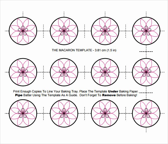 Macaron Printable Template Fresh 10 Printable Macaron Templates