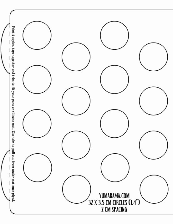 Macaron Printable Template Inspirational 7 Best Macarons Templates Images On Pinterest