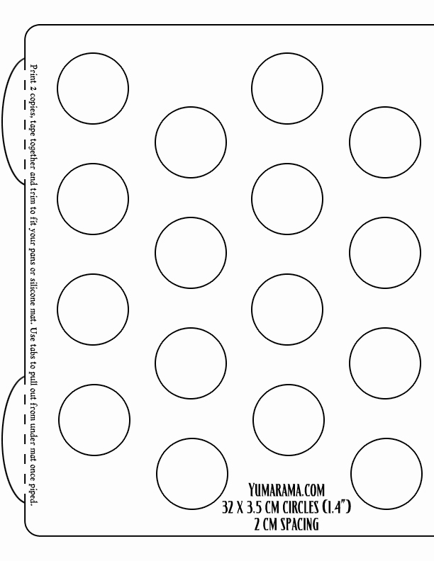 Macaron Template Pdf New Macarons Not as Difficult to Make as One Might Believe