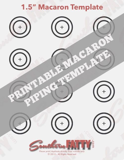 Macaron Template Printable Inspirational Printable Macaron Piping Template From southernfatty