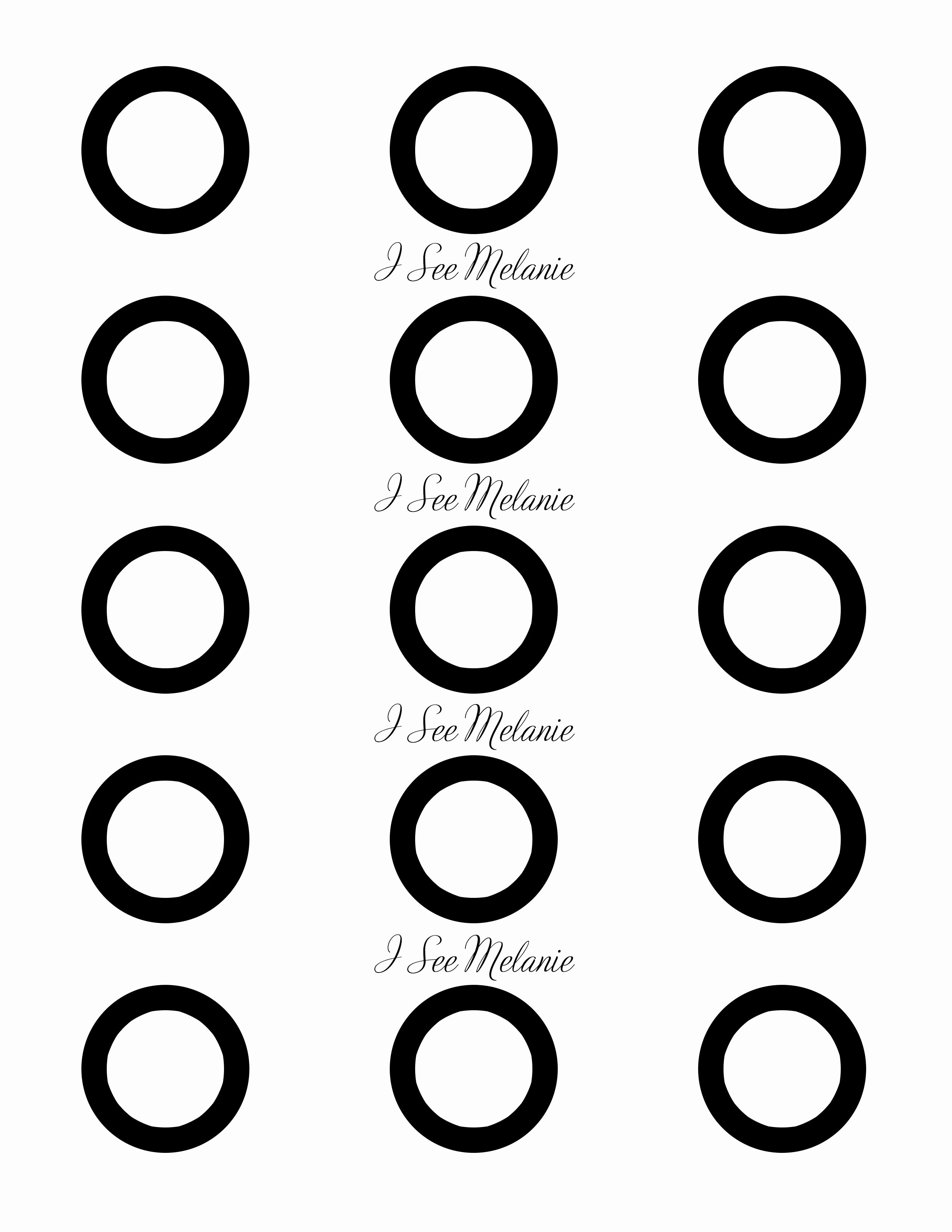 Macaron Template Printable Luxury I See Melanie Macaron Template – 1 5 Inches Wide – Right
