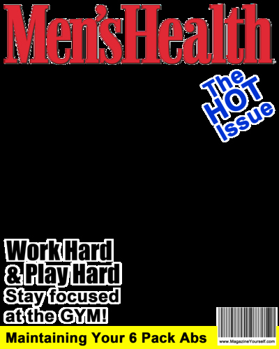 Magazine Cover Blank Lovely Create Men S Health Magazine Covers