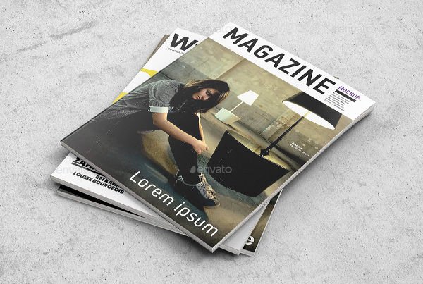 Magazine Cover Templates Psd New 54 Realistic Magazine Cover Mockups Psd Ai