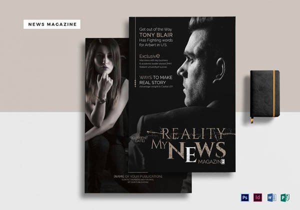 Magazine Template for Microsoft Word Luxury 66 Brand New Magazine Template Free Word Psd Eps Ai